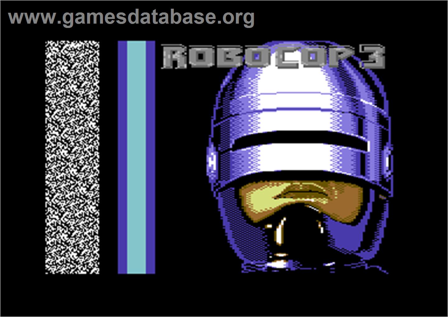 RoboCop 3 - Commodore 64 - Artwork - Title Screen