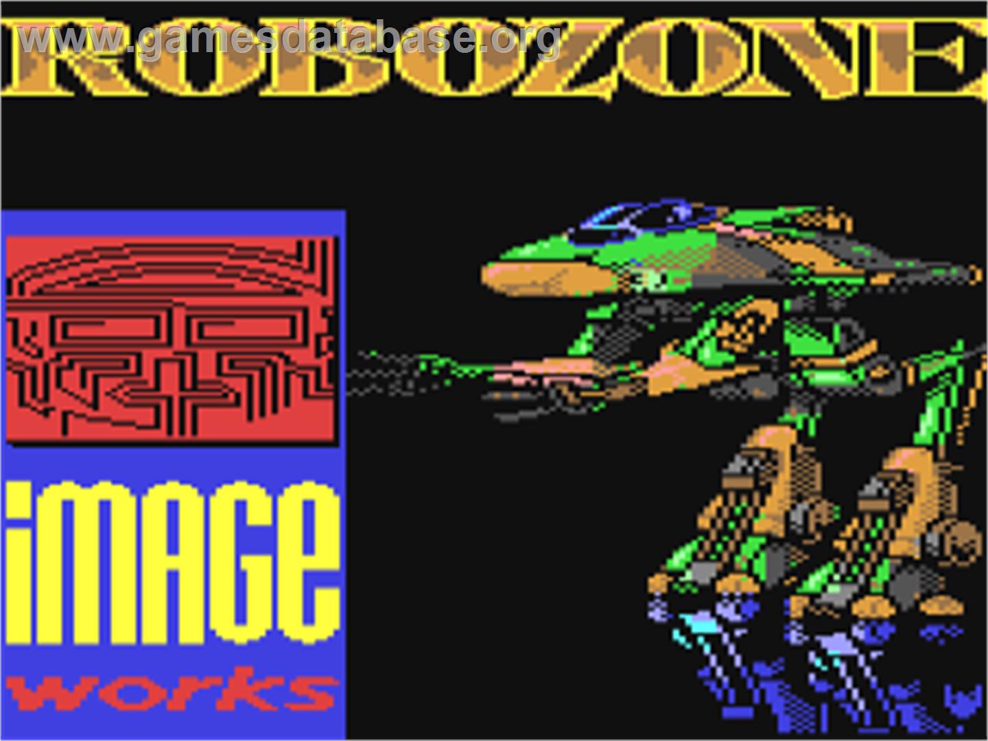 Robozone - Commodore 64 - Artwork - Title Screen