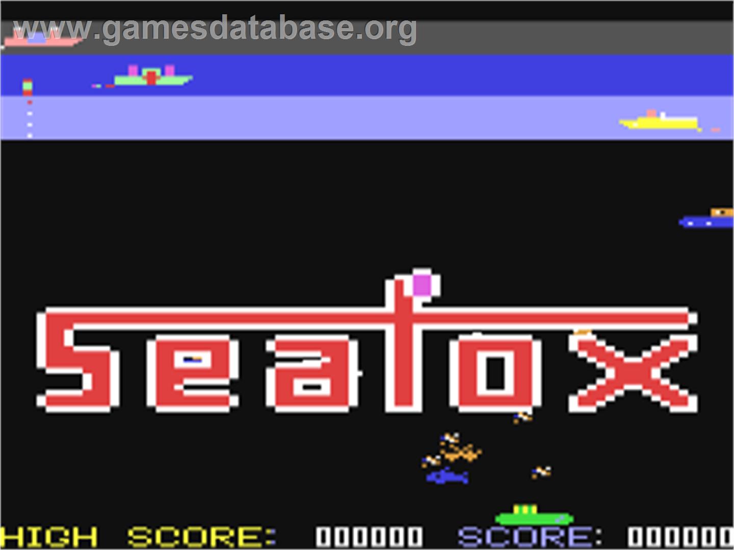 Seafox - Commodore 64 - Artwork - Title Screen