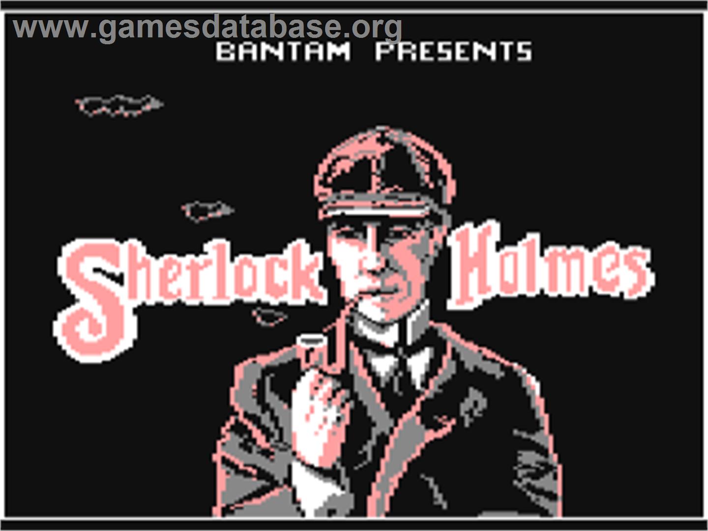 Sherlock Holmes: Another Bow - Commodore 64 - Artwork - Title Screen