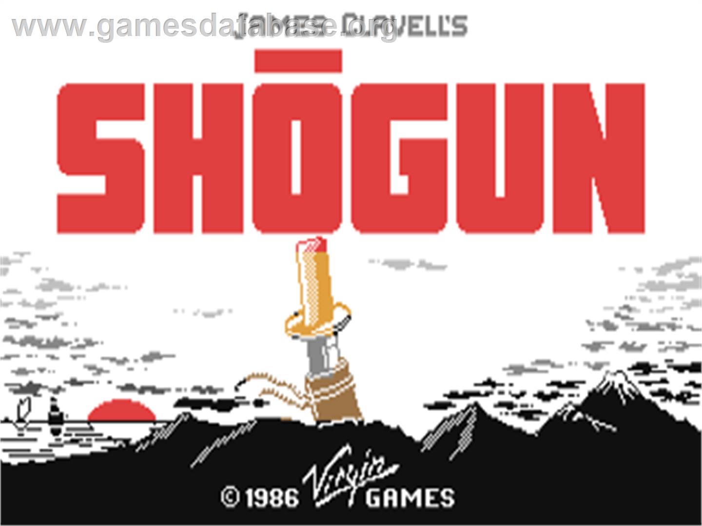Shogun - Commodore 64 - Artwork - Title Screen