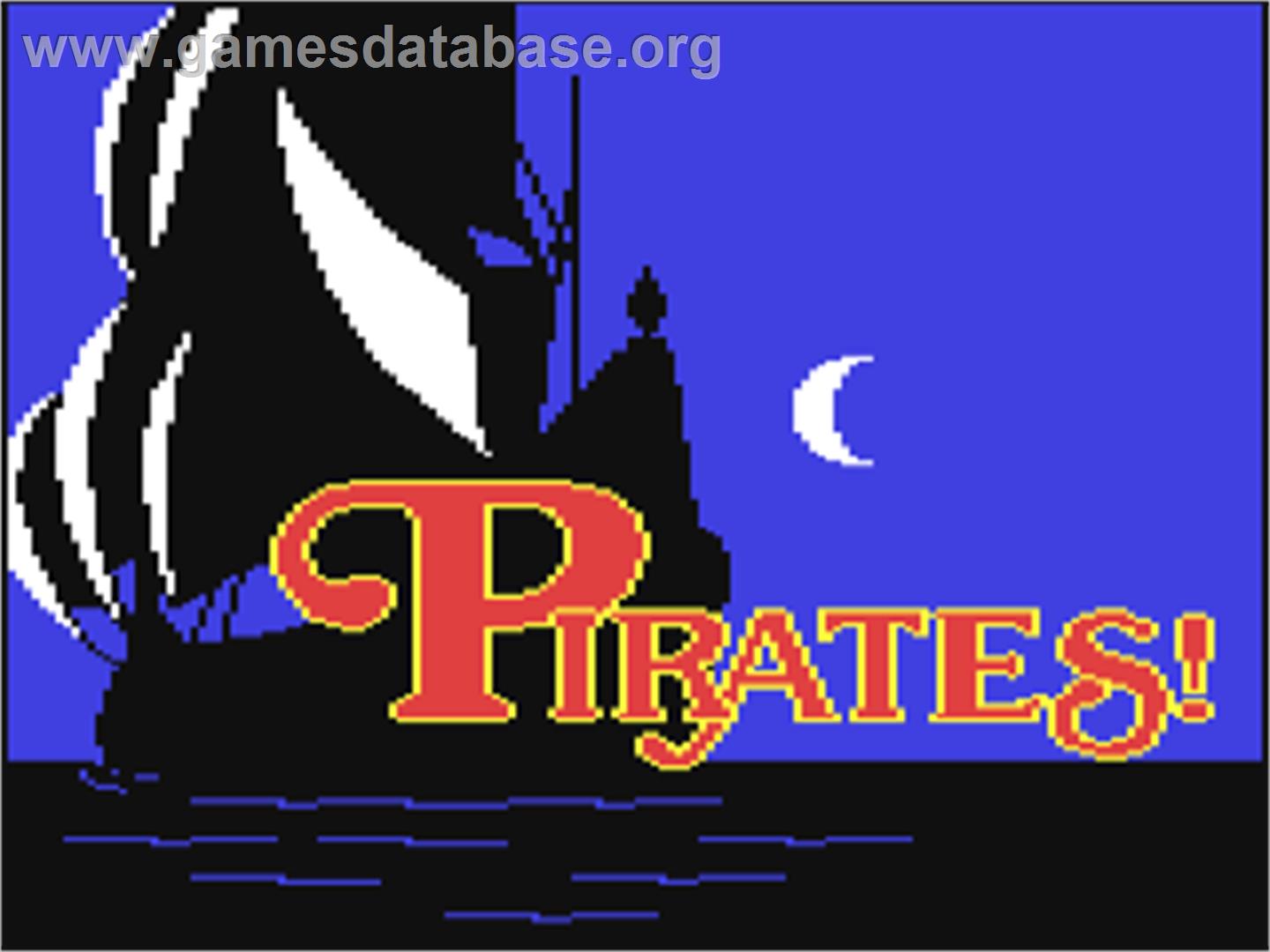 Sid Meier's Pirates! - Commodore 64 - Artwork - Title Screen