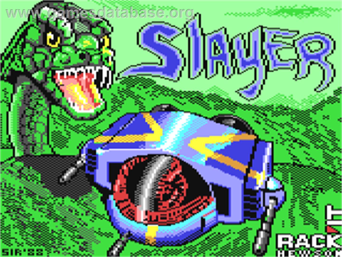 Slayer - Commodore 64 - Artwork - Title Screen