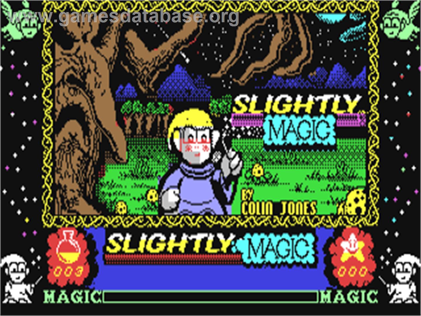 Slightly Magic - Commodore 64 - Artwork - Title Screen