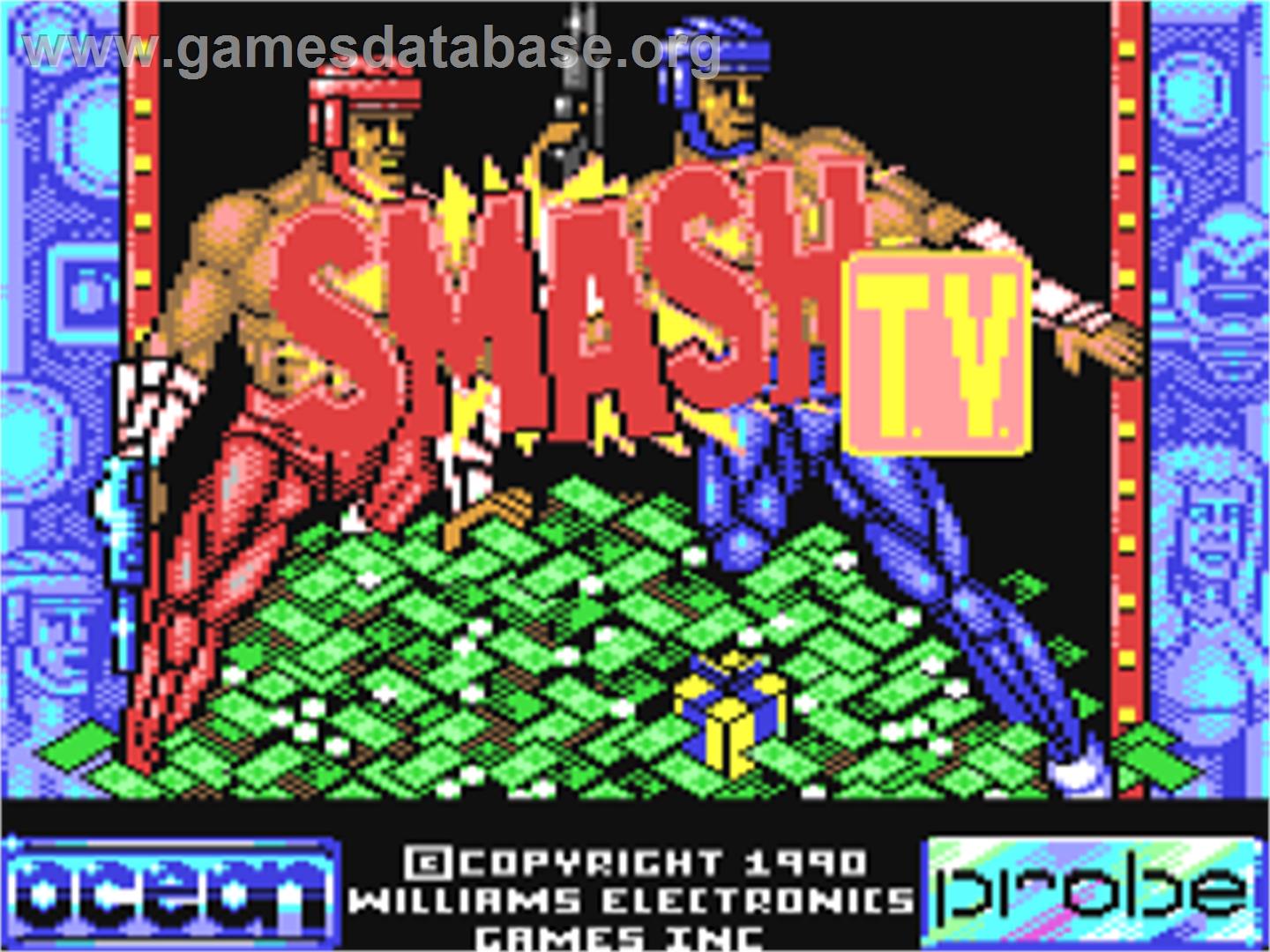 Smash T.V. - Commodore 64 - Artwork - Title Screen