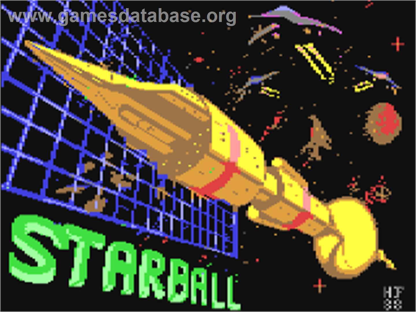 Star Ball - Commodore 64 - Artwork - Title Screen