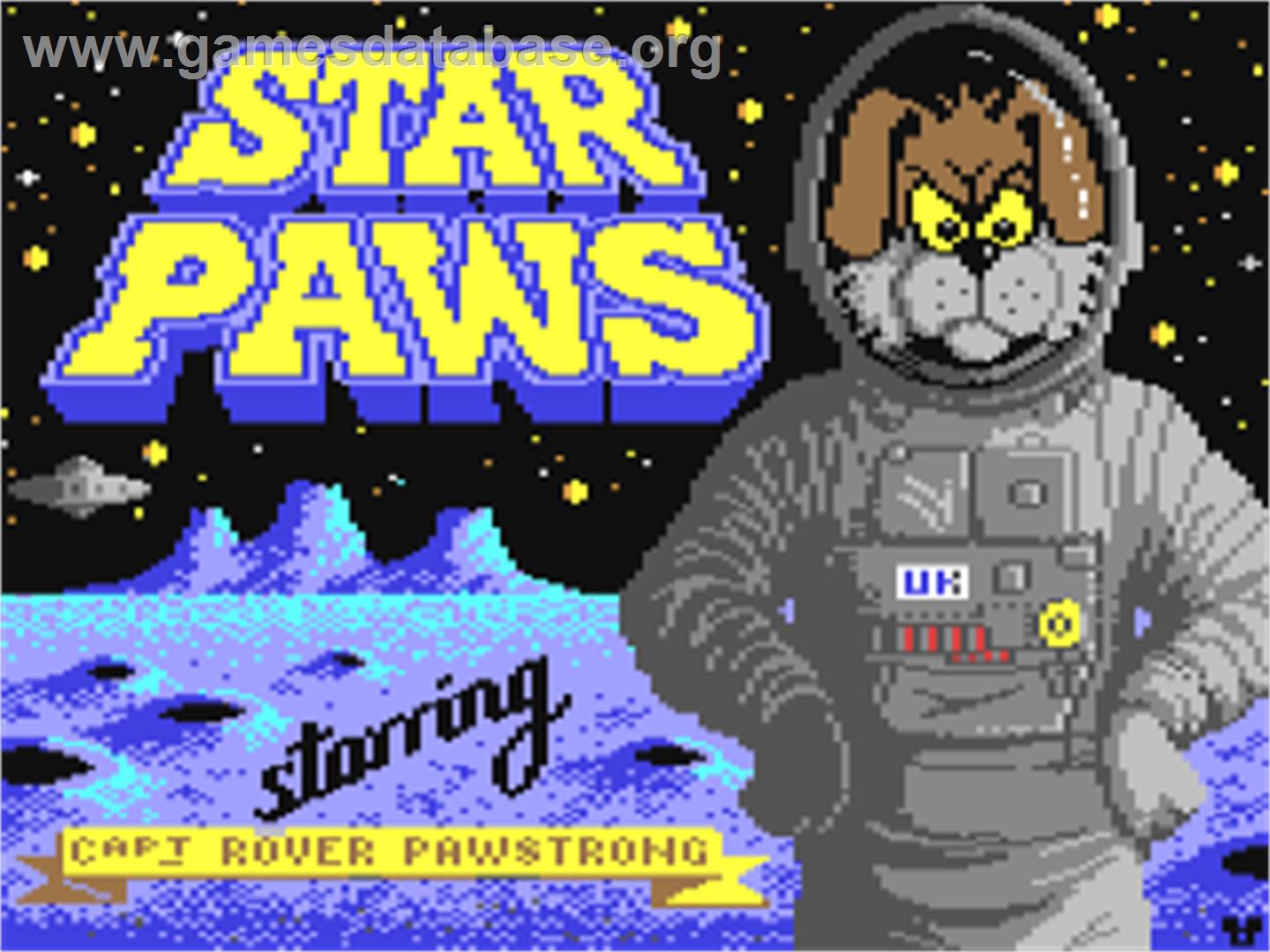 Star Paws - Commodore 64 - Artwork - Title Screen
