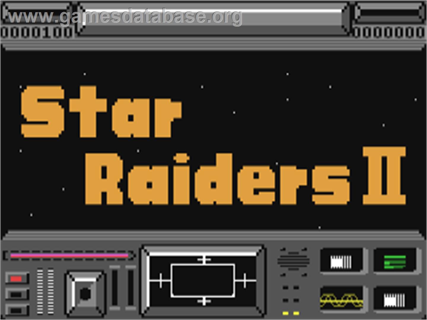 Star Raiders II - Commodore 64 - Artwork - Title Screen