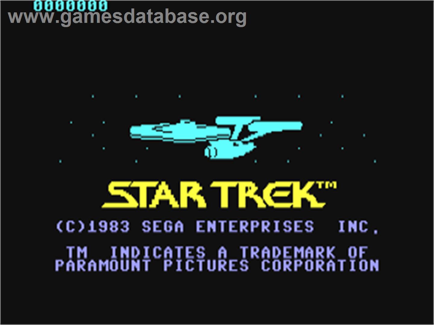 Star Trek: Strategic Operations Simulator - Commodore 64 - Artwork - Title Screen