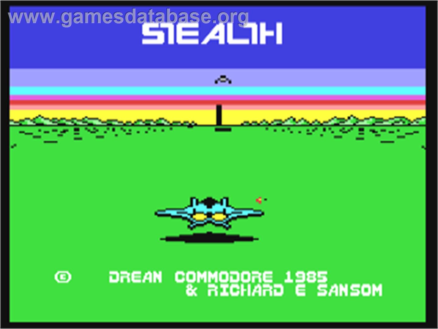 Stealth - Commodore 64 - Artwork - Title Screen