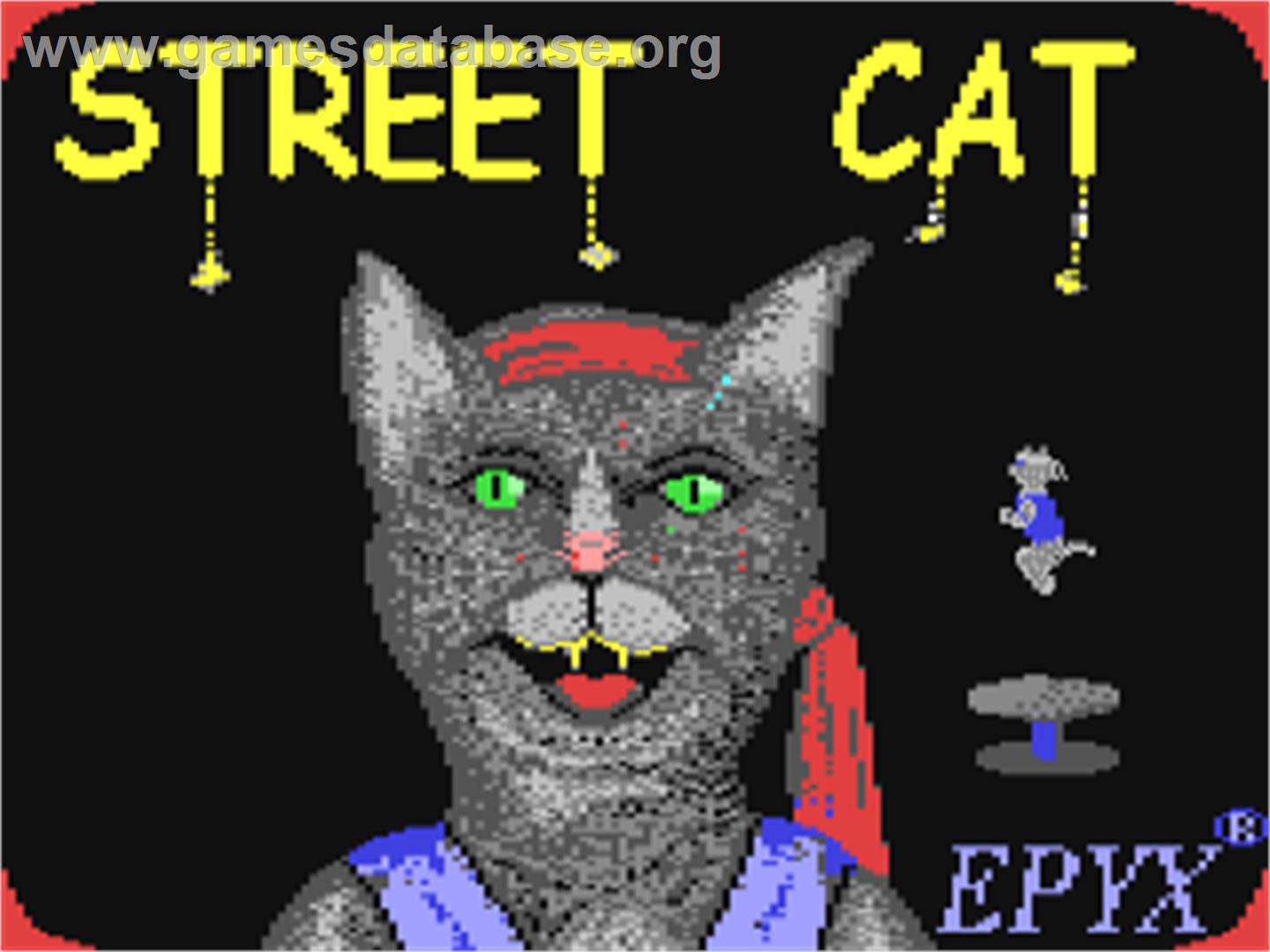 Street Cat - Commodore 64 - Artwork - Title Screen