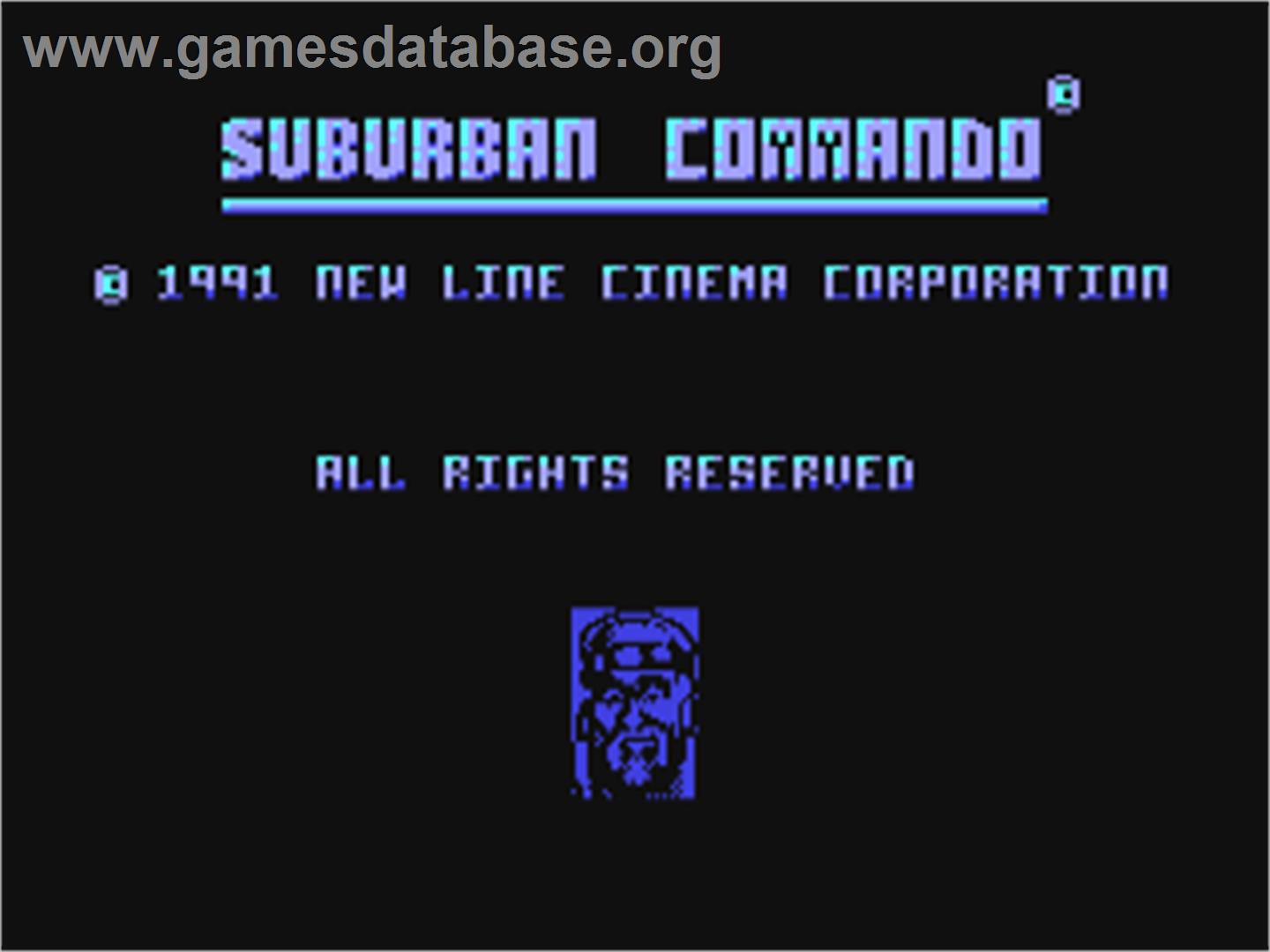 Suburban Commando - Commodore 64 - Artwork - Title Screen