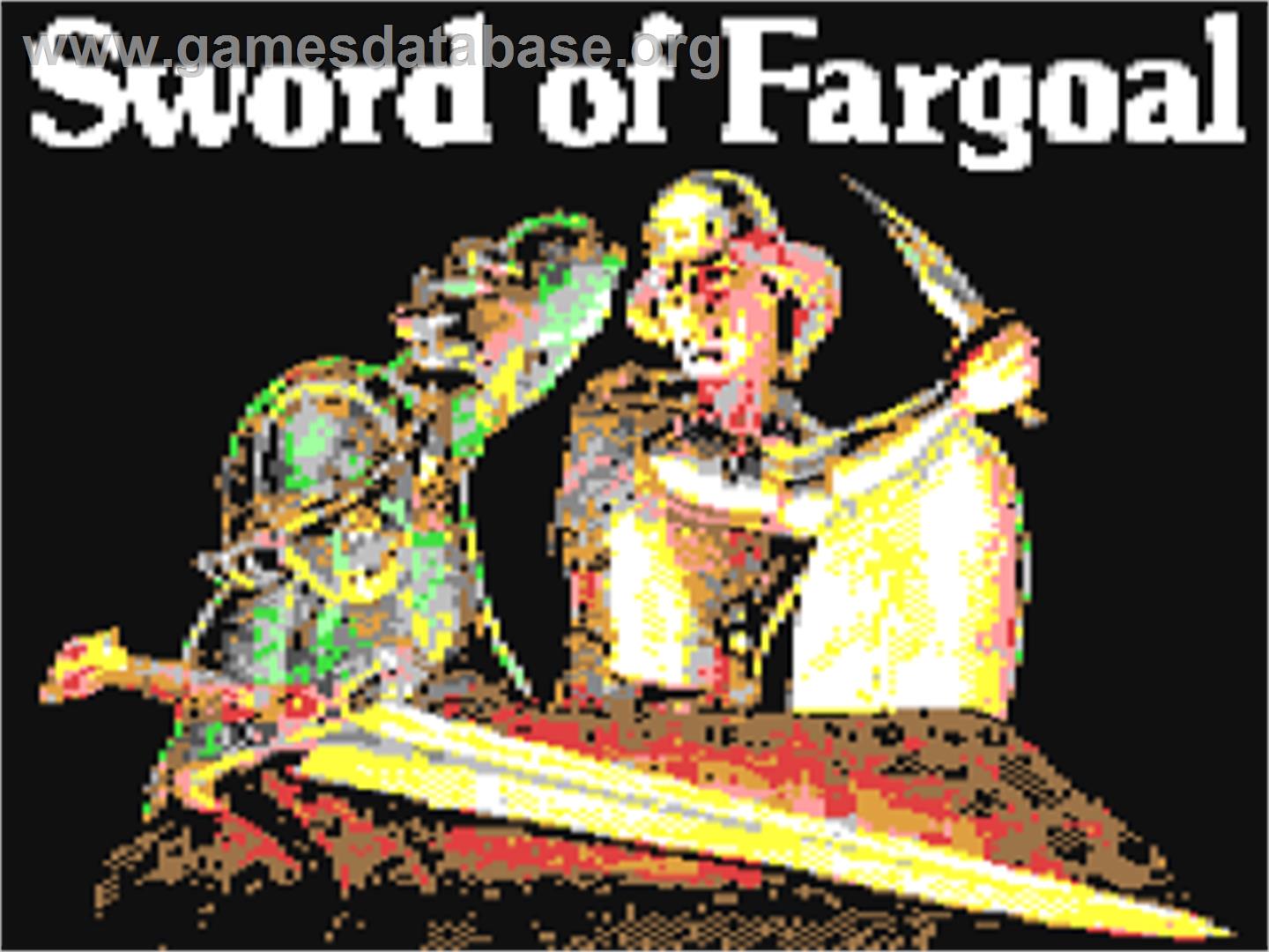 Sword of Fargoal - Commodore 64 - Artwork - Title Screen