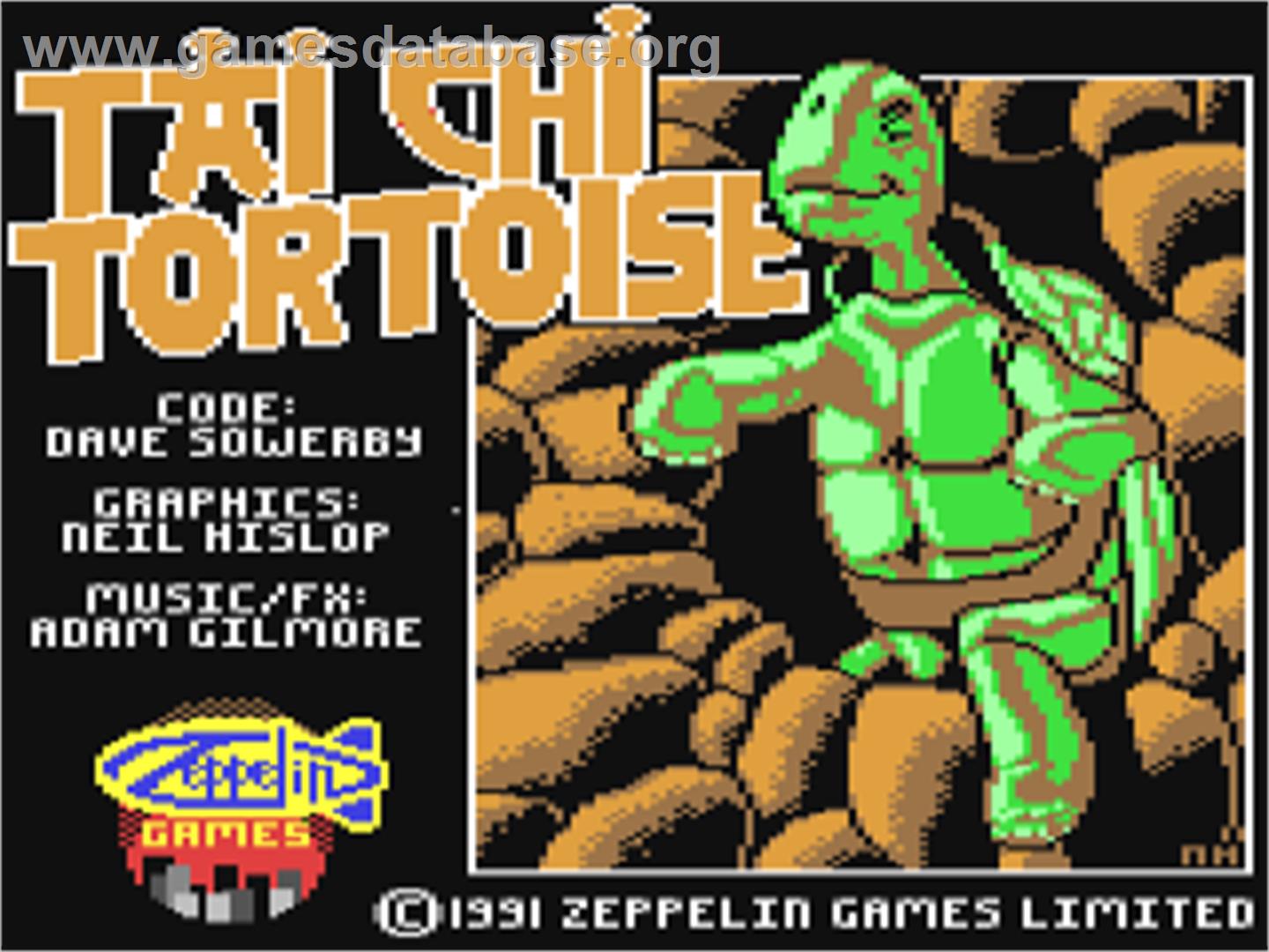 Tai-Chi Tortoise - Commodore 64 - Artwork - Title Screen