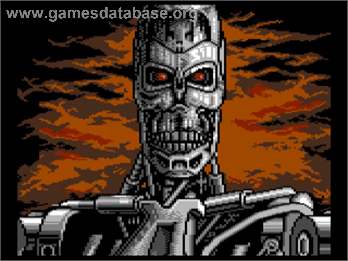 Terminator 2: Judgment Day - Commodore 64 - Artwork - Title Screen
