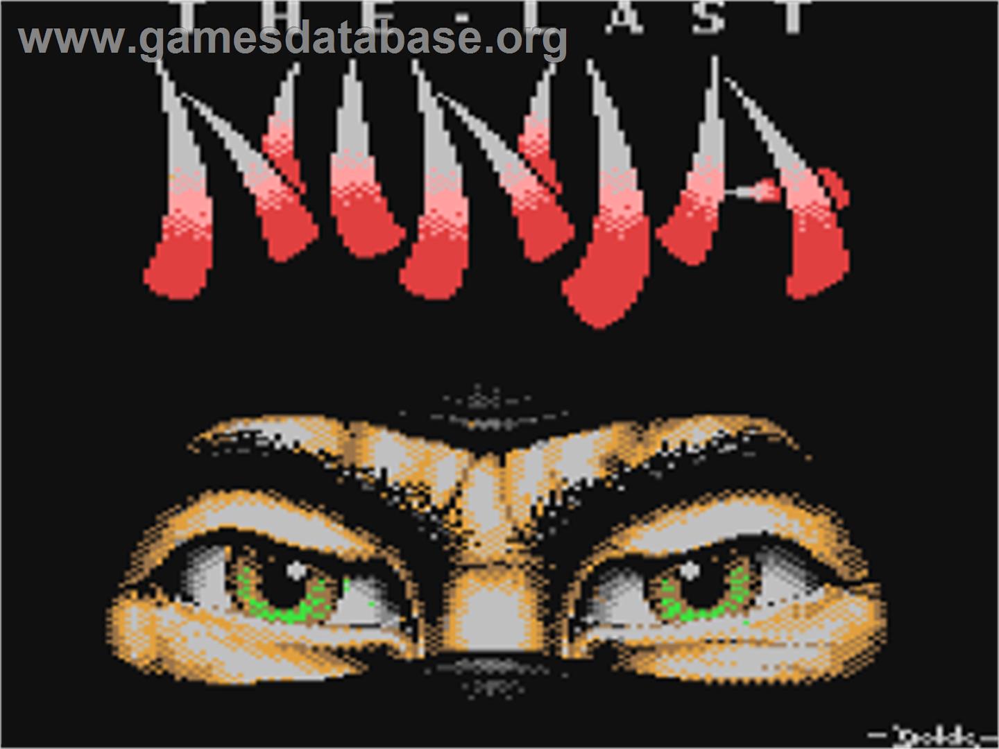 The Last Ninja - Commodore 64 - Artwork - Title Screen