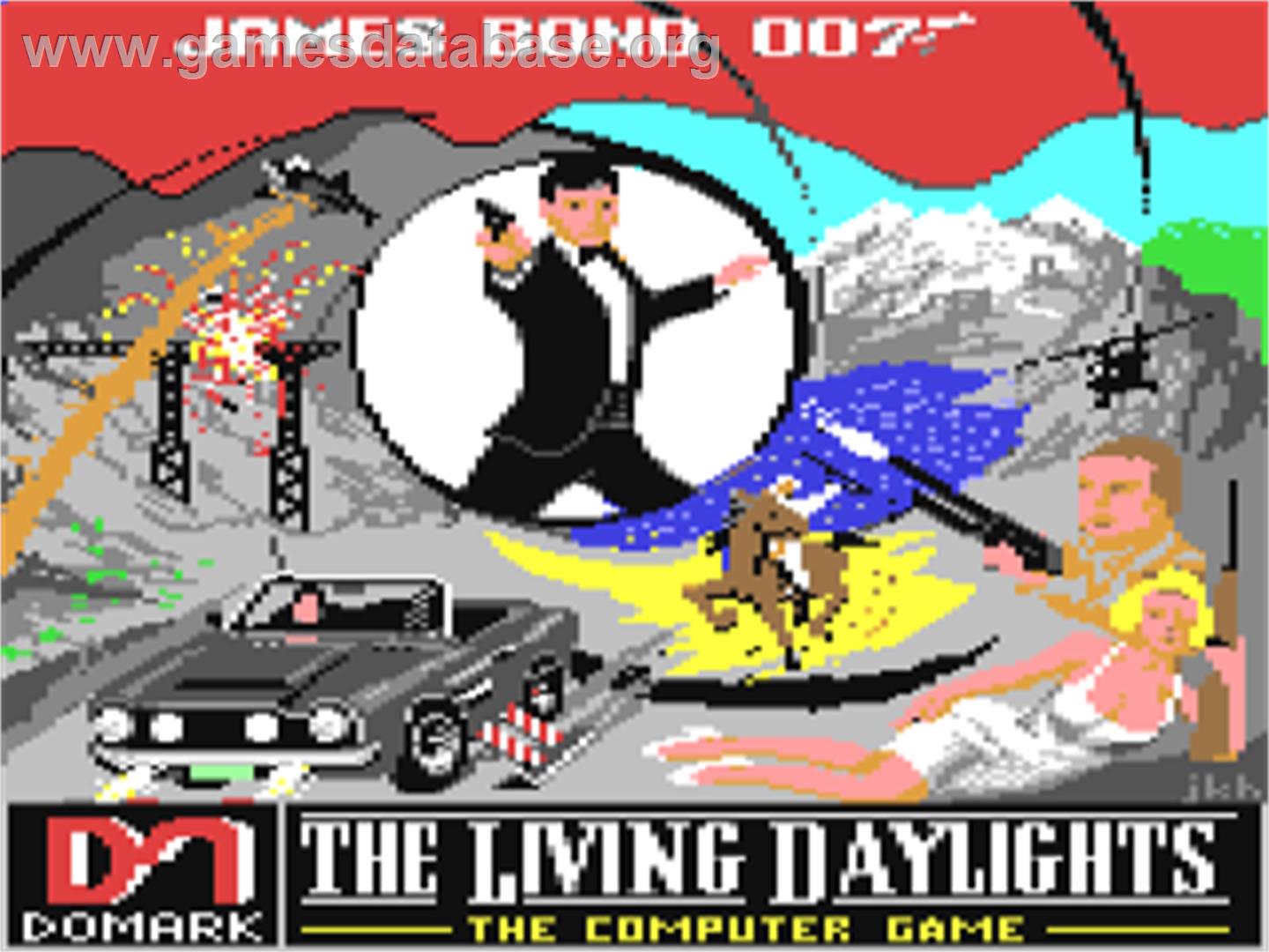 The Living Daylights - Commodore 64 - Artwork - Title Screen