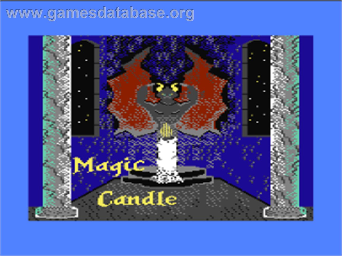 The Magic Candle - Commodore 64 - Artwork - Title Screen