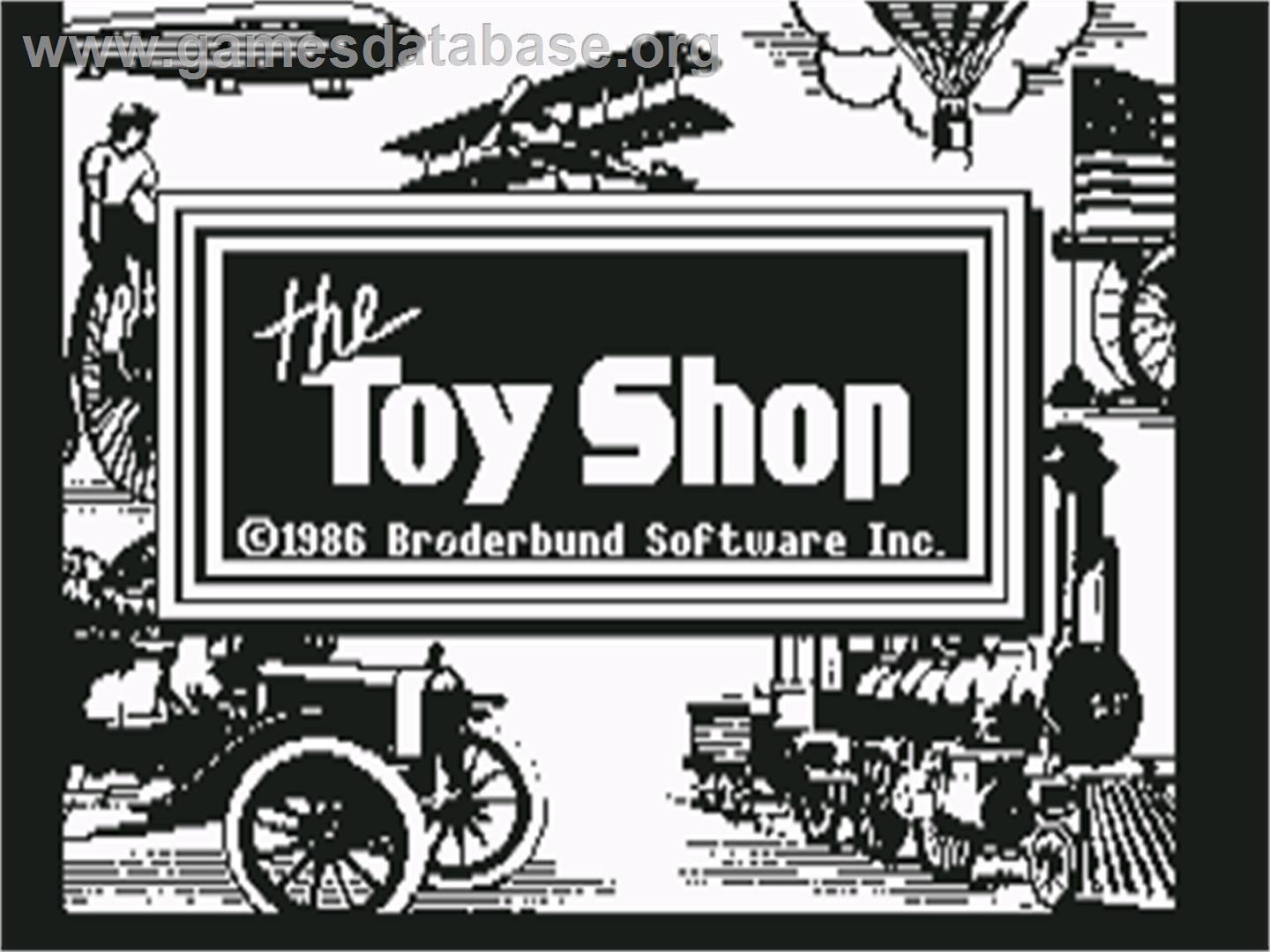 The Toy Shop - Commodore 64 - Artwork - Title Screen
