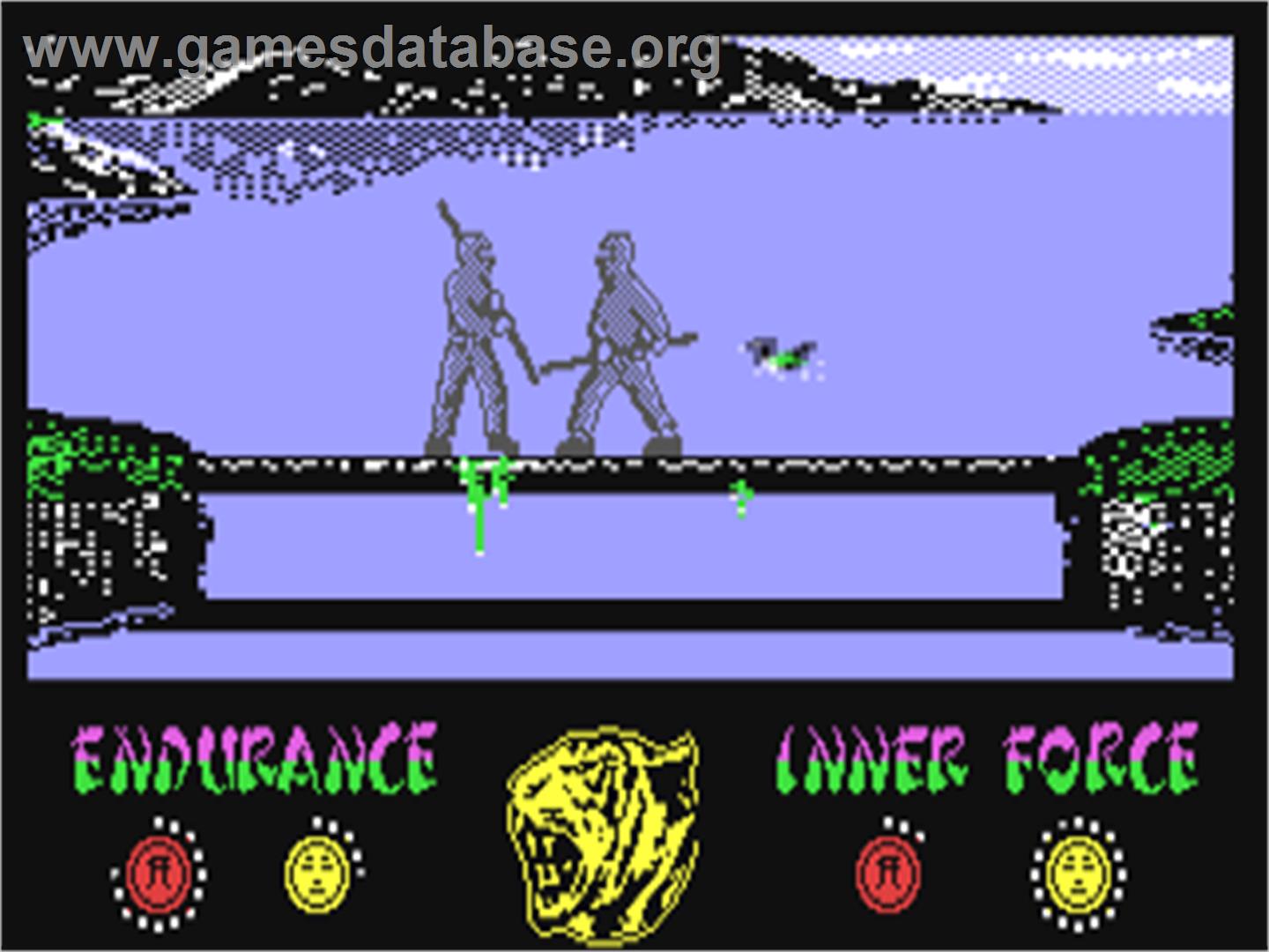 The Way of the Tiger - Commodore 64 - Artwork - Title Screen