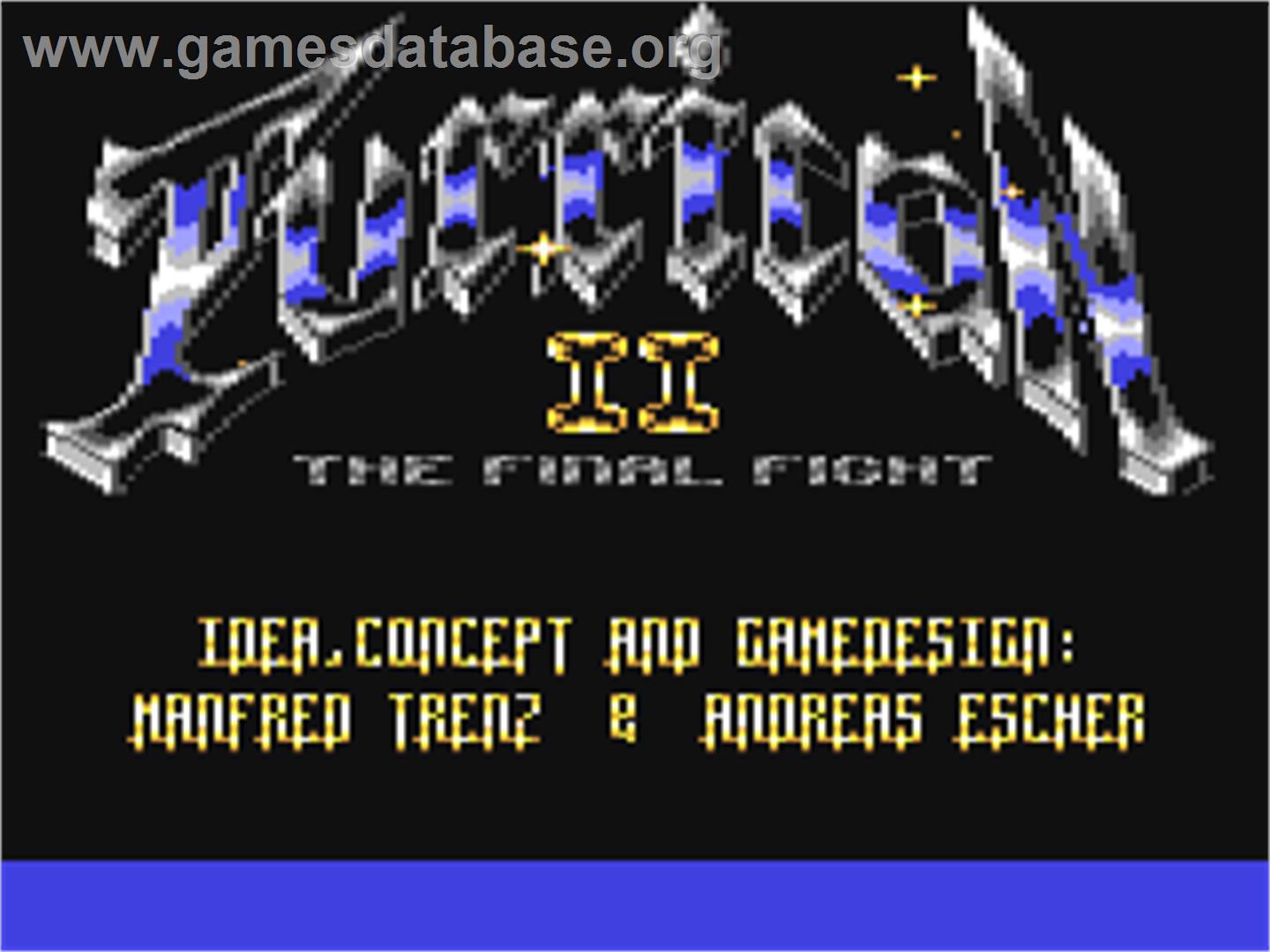 Turrican II: The Final Fight - Commodore 64 - Artwork - Title Screen