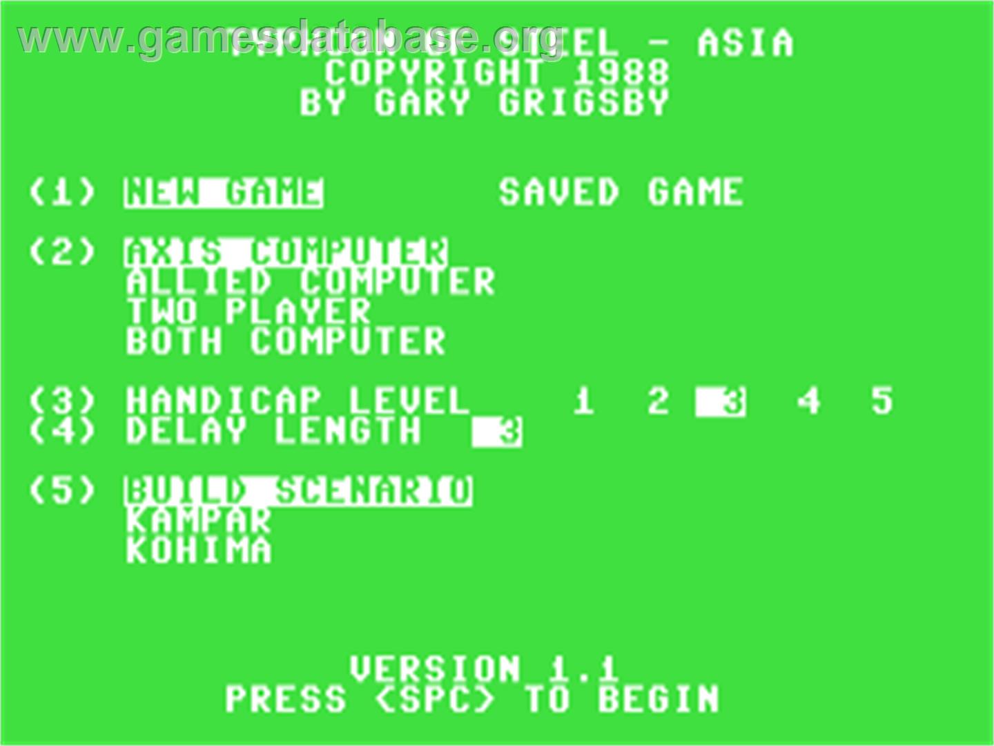 Typhoon of Steel - Commodore 64 - Artwork - Title Screen