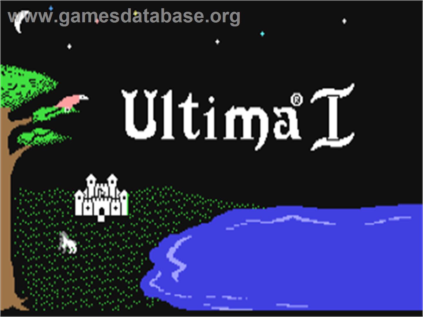 Ultima I: The First Age of Darkness - Commodore 64 - Artwork - Title Screen