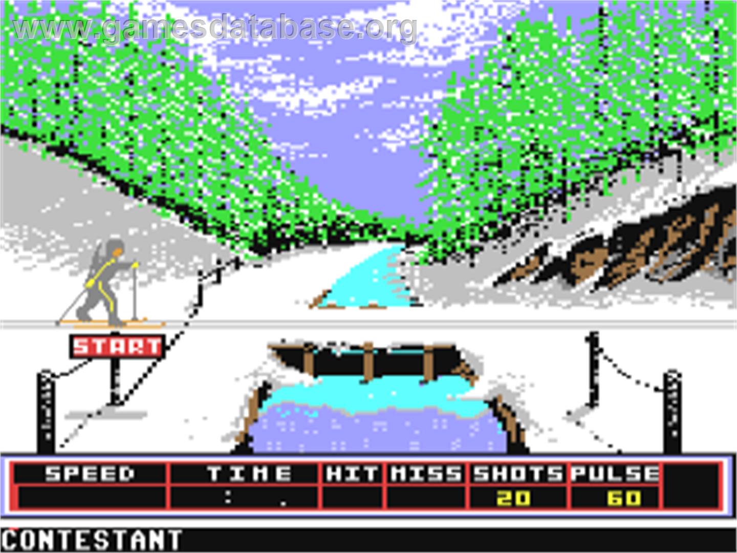 Winter Games - Commodore 64 - Artwork - Title Screen