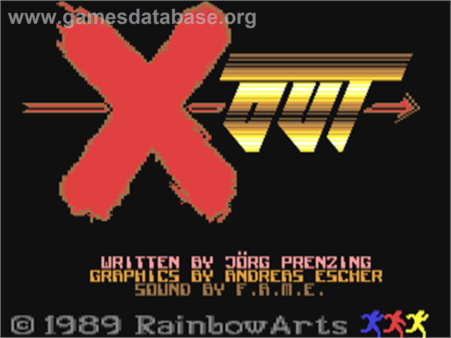 X-Out - Commodore 64 - Artwork - Title Screen