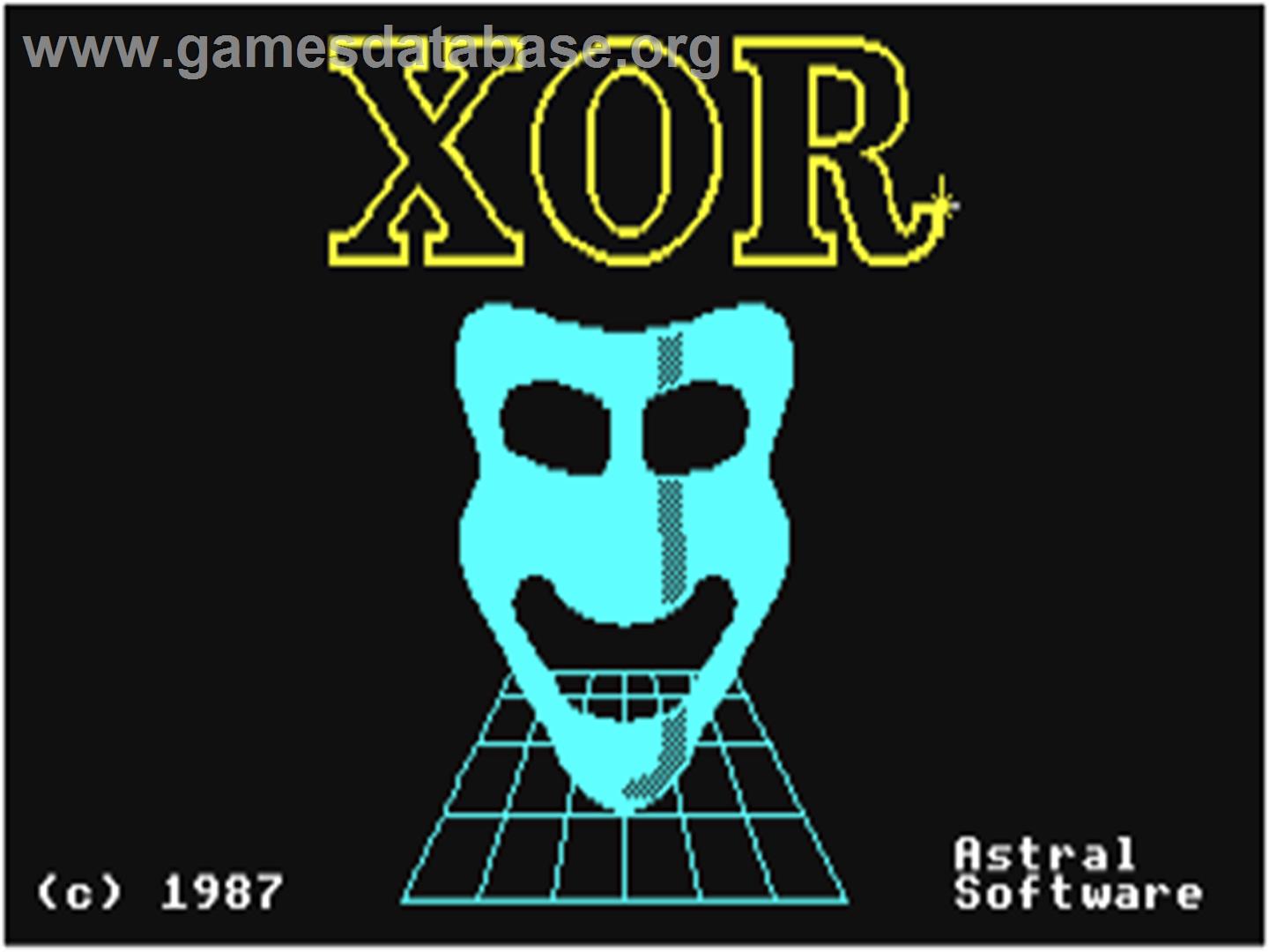 Xor - Commodore 64 - Artwork - Title Screen