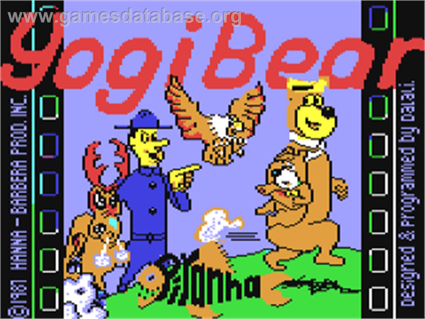 Yogi Bear - Commodore 64 - Artwork - Title Screen