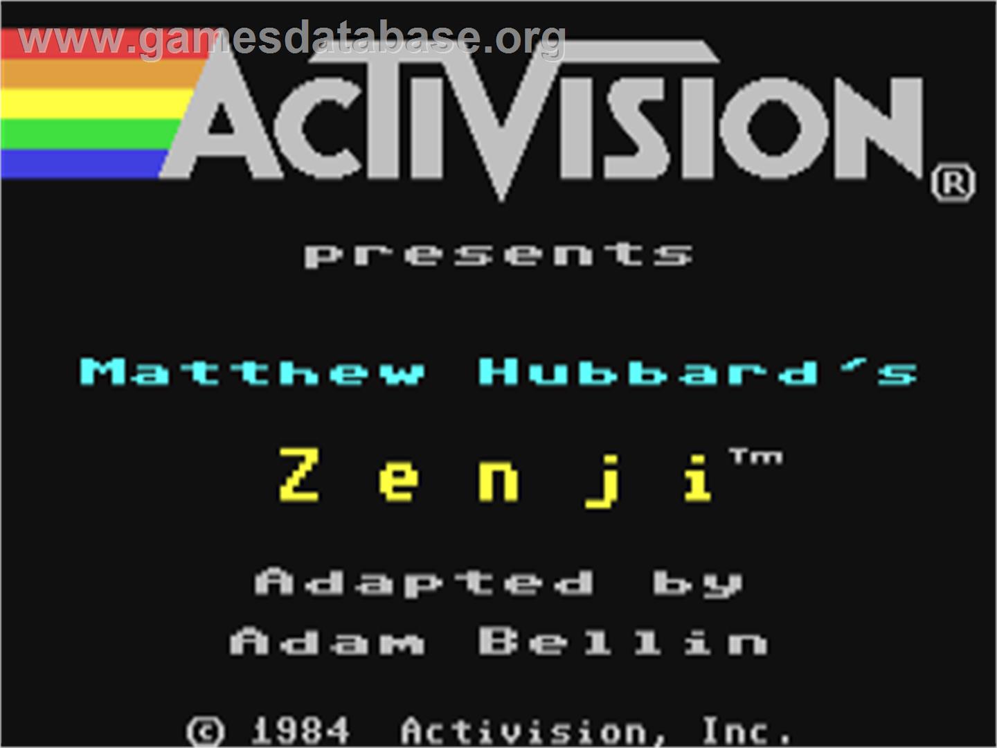 Zenji - Commodore 64 - Artwork - Title Screen