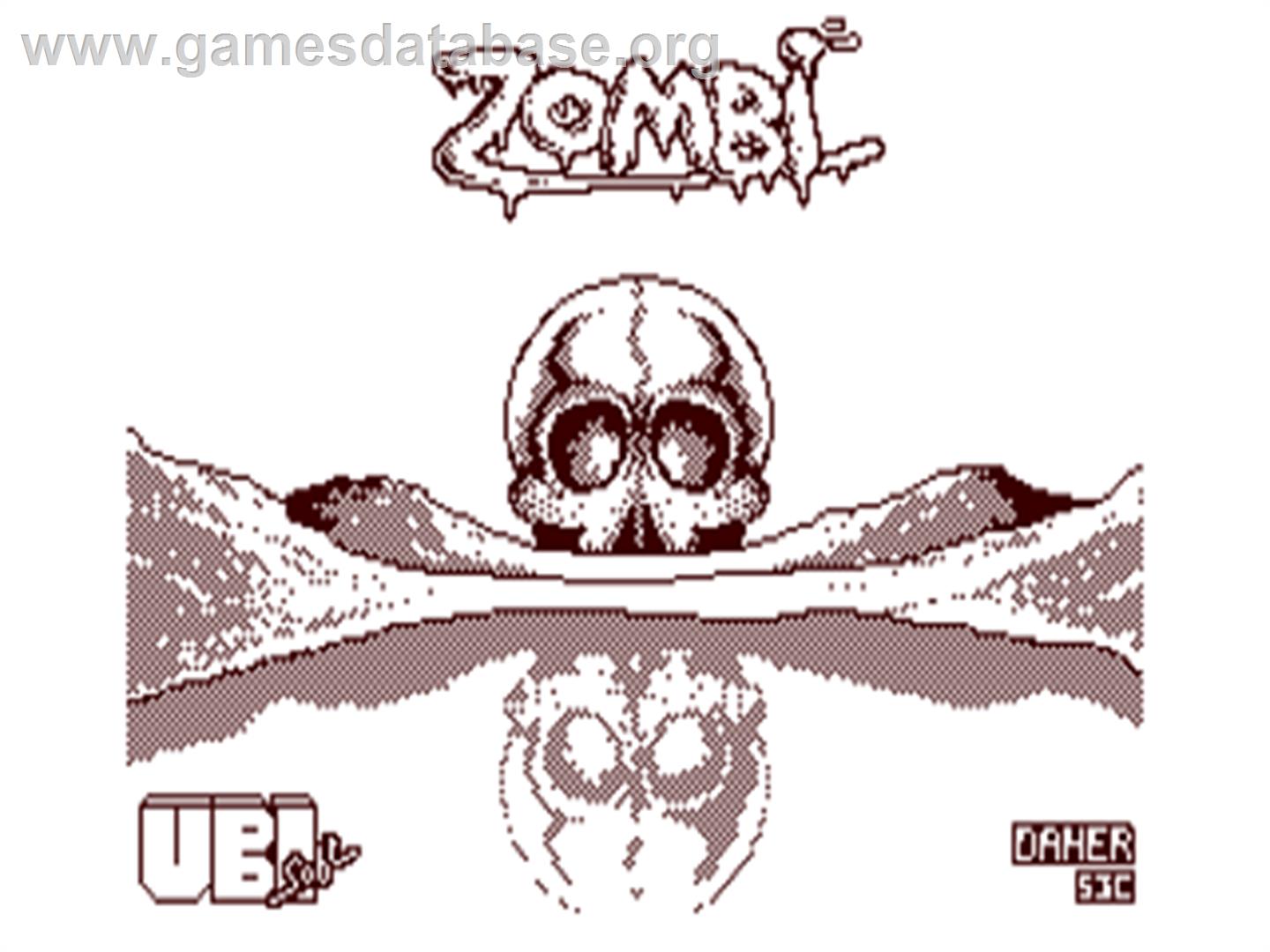 Zombi - Commodore 64 - Artwork - Title Screen