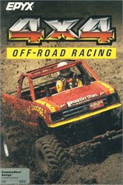Box cover for 4x4 Off-Road Racing on the Commodore Amiga.