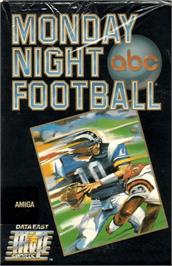 Box cover for ABC Monday Night Football on the Commodore Amiga.
