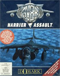 Box cover for AV8B Harrier Assault on the Commodore Amiga.