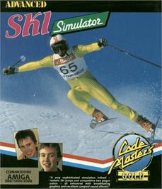 Box cover for Advanced Ski Simulator on the Commodore Amiga.