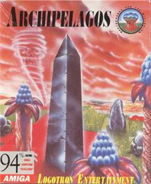 Box cover for Archipelagos on the Commodore Amiga.