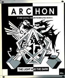 Box cover for Archon: The Light and the Dark on the Commodore Amiga.