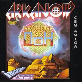 Box cover for Arkanoid - Revenge of DOH on the Commodore Amiga.