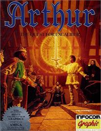 Box cover for Arthur: The Quest for Excalibur on the Commodore Amiga.