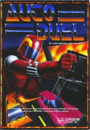 Box cover for Auto Duel on the Commodore Amiga.