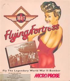 Box cover for B-17 Flying Fortress on the Commodore Amiga.