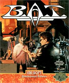 Box cover for BAT on the Commodore Amiga.