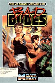 Box cover for Bad Dudes on the Commodore Amiga.