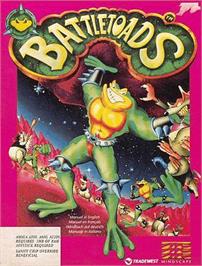 Box cover for Battle Toads on the Commodore Amiga.