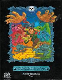 Box cover for Benefactor on the Commodore Amiga.