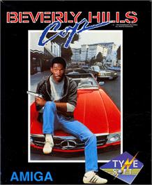 Box cover for Beverly Hills Cop on the Commodore Amiga.