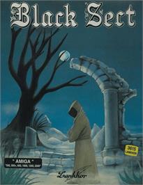 Box cover for Black Sect on the Commodore Amiga.
