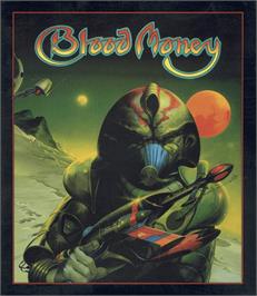 Box cover for Blood Money on the Commodore Amiga.